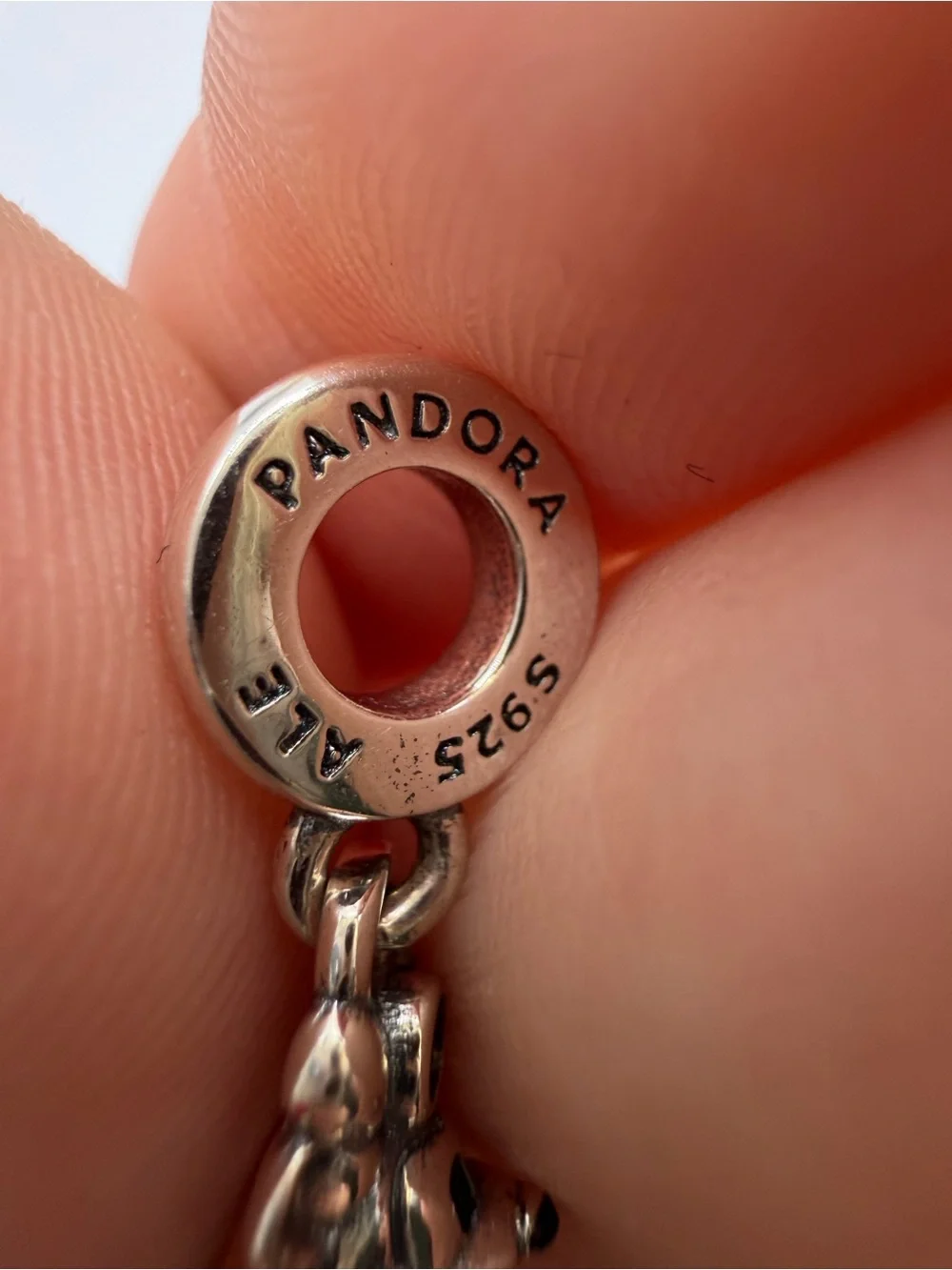 Pandora Disney 100 Minnie Mouse Dangle Charm ALE S925 G585